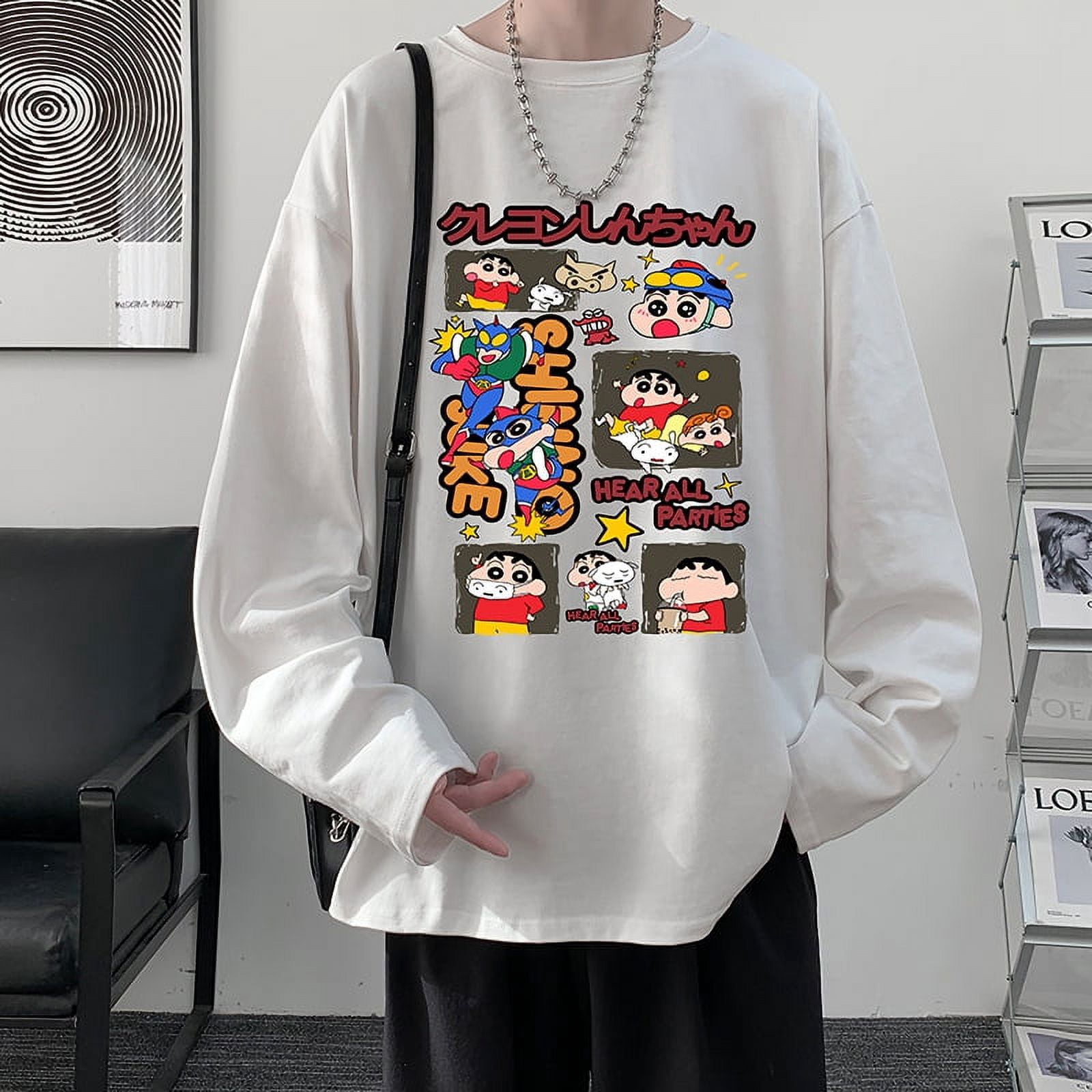 Heavy 230G Pure Cotton Long-Sleeved T-Shirt Men'S Large Size Round Neck Sweatshirt Bottoming Shirt Black 2Xl