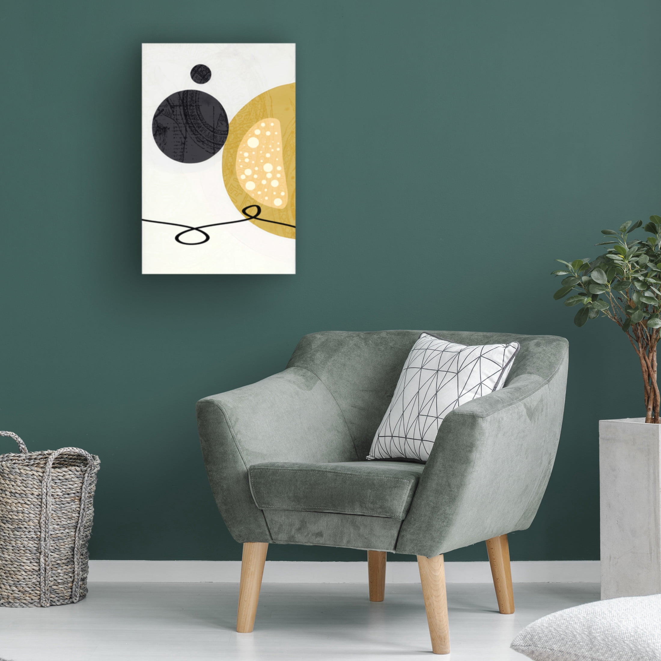 Canvas Wall Art - FootePrint Art 'Genesis' Wall Art for Living Room, Bedroom, or Office Décor by Trademark Fine Art - 22 x 32 Inches