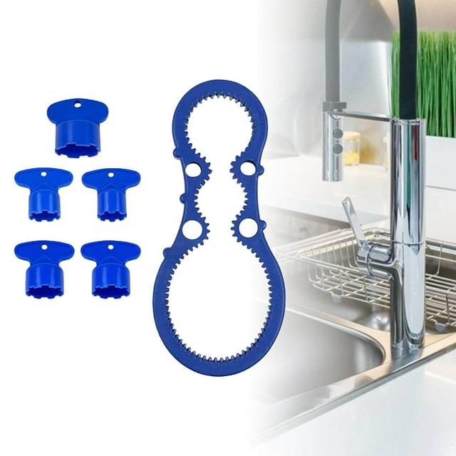 Dalazy Cache Sink Water Faucet Aerator Key Removal Wrench Tool M16.5-24mm L