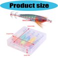 5.8G Cuttlefish Hook Shrimp Lures Baits Squid Jigs 8cm Glow Jigs Hook ...