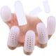 thumbnail image 1 of 20 piezas de protectores de dedos de silicona con orificios para heridas, cubierta de dedos transpirable (blanco) TUNC Sencillez, 1 of 5