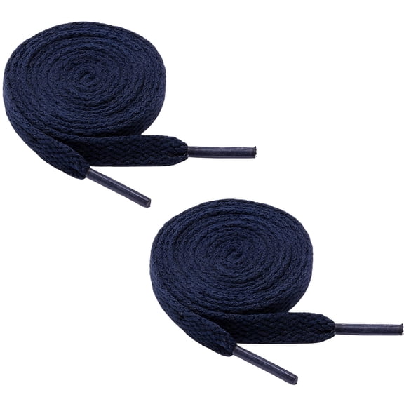 TUWAFE 2026 New 1 Pair Sneaker Shoelaces Wear Knitted Solid All Shoe Laces for Bag Shoelaces for Sneakers Navy for Sports, Casual Wear, Outdoor Activities, Running, Fitness, Everyday Use.