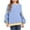 Sky Blue, variant on Mercatoo Girls Striped Sweatshirts Oversized Star Graphic Crew Neck Pullover Sweatshirts Clothes Teen Kids Cute Tops Sweater