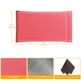 thumbnail image 2 of Fintie Squeeze Top Eyeglasses Pouch with Cleaning Cloth, Leather Soft Glasses Case Anti-Scratch Sunglasses Bag，Watermelon, 2 of 6