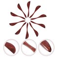 thumbnail image 1 of Brown Wood Butter Knives for Kitchen Use with Smooth Surface Synthetic Material 10pcs, 1 of 9