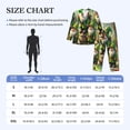 thumbnail image 4 of Salouo patrick’s day gnomes Print Button-Front Long Sleeve Pajama Set for Men, Soft 2Pjs Men's Long Sleeve Sleepwear-X-Large, 4 of 7