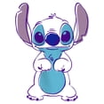 thumbnail image 2 of Girl's Lilo & Stitch Outlined Stitch Sketch Graphic Tee White Large, 2 of 4