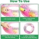 thumbnail image 3 of Mermaid Inflatable Rings for Kids, Durable Kids Inflatable Pool Floats Girls 4-9 Years, Inflatable Floats Swimming Rings for Kids Pool Party, 3 of 5