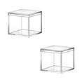 thumbnail image 3 of Decodeary 12Pcs Candy Box Biscuit Container Lid Feed Box Household Present Storage 4.5*4.5*4.5cm 65ml, 3 of 6