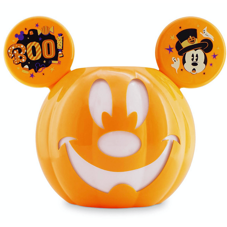 Set of good 3 Mickey Mouse Jack-O-Lantern Pumpkin Candy Dishes