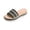Black, variant on Platform Wedge Sandals for Women Espadrilles Open Toe Slip-On Slides Beach Summer Sandals Comfort Wedges Mules, Beige Size 5.5