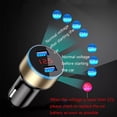thumbnail image 3 of Dual USB Car Charger 3.1A QC3.0 LED Digital Fast Charging Charger Auto Cigarette Lighter Adapter 12V 24V For IPhone Xiaomi Blue, 3 of 6