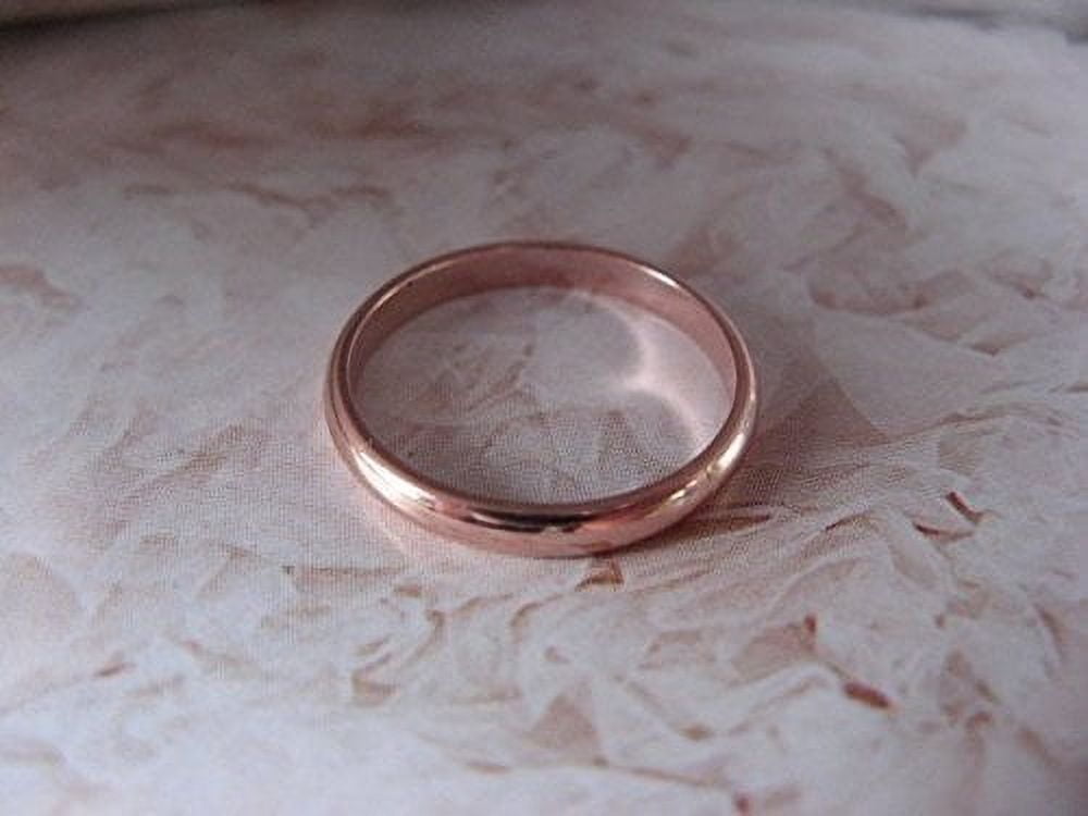 Size 6 Solid copper band ring CR47T- 2.5mm wide.