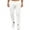 White, variant on Men's Joggers with Slim Fit and Breathable Stretch Fabric, Adjustable Waist and Handy Pockets Suitable for Travel, Running, Gym Training, Sports or Relaxing Everyday Wear