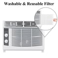 thumbnail image 6 of Ktaxon Window Air Conditioner 5000 BTU, 7 temperature,2 cooling and fan settings,White, 6 of 11