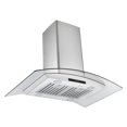 thumbnail image 2 of Ancona IGCB636 36" Island Glass Range Hood in Stainless Steel, 2 of 10