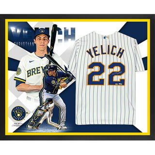  Youth Medium Milwaukee Brewers Custom (Any Name/#) Full-Button  Licensed Replica MLB Jersey Navy Blue : Sports & Outdoors