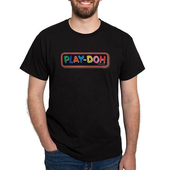 CafePress - Play Doh Stitched Logo T Shirt - Men's Classic Cotton T-Shirts