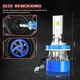 thumbnail image 3 of 6000K LED Headlights H1 H11B Hi-Lo Beam + 881/862/889 Fog Bulbs Kit Plug&Play Pack of 6, 3 of 11