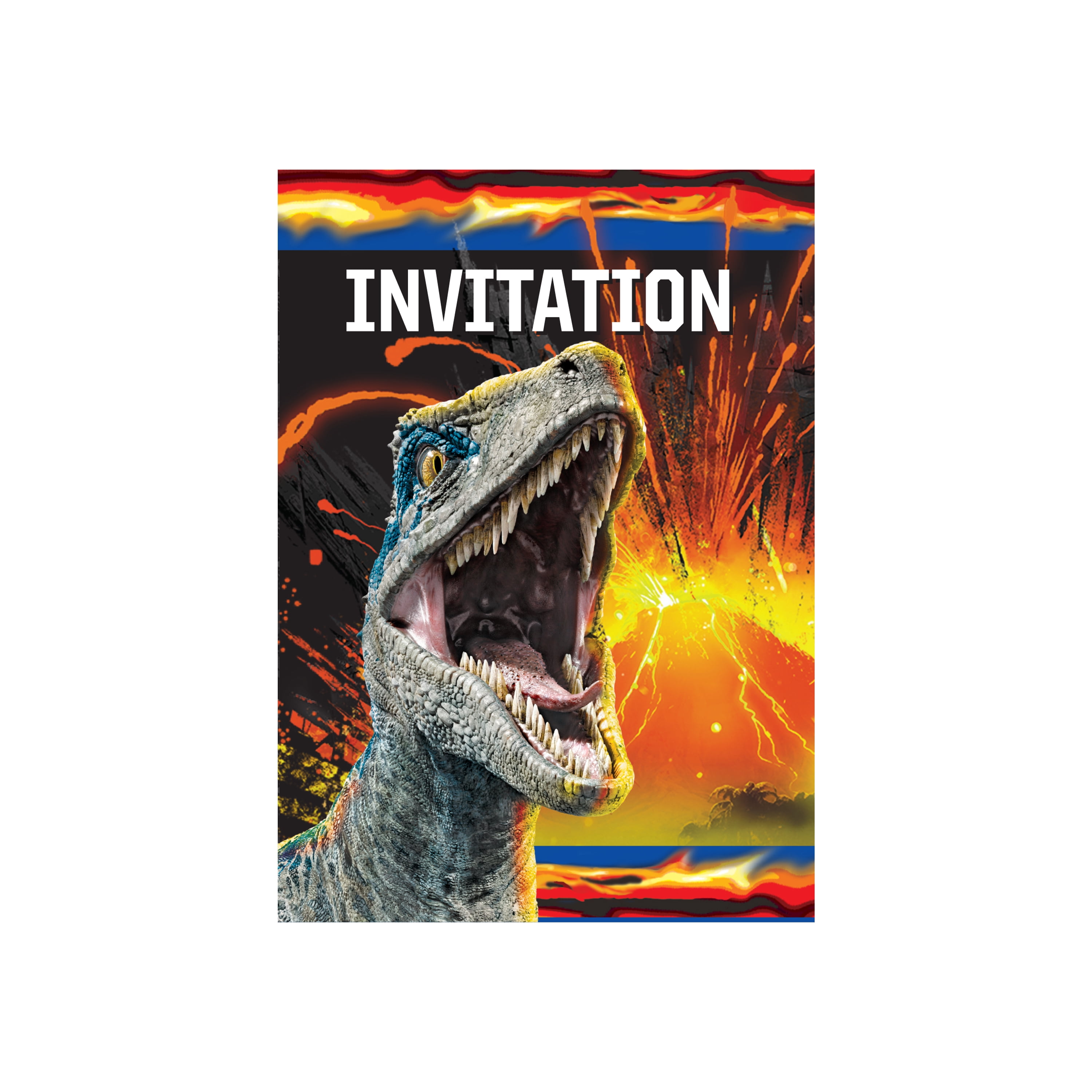 Jurassic World Geburtstagskarte Für Bruder – Offiziell Lizenziert, 9 X 5 Cm, Mit Umschlag