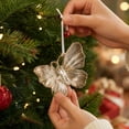thumbnail image 5 of Gold Butterfly Hanging Ornament, Christmas Tree Decoration for Holiday Home Decor, Seasonal Party Display and Festive Decorating, 5 of 6