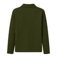 thumbnail image 5 of Perfectbot Women's Vintage Long Sleeve Collared Shirt, Stretch Knit Button Up Top Casual Office Work Wear, 5 of 8