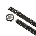 thumbnail image 3 of Texas Star Cowhide Leather Studded Belt, Removable Buckle, 3 of 4