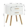 thumbnail image 5 of Convenience Concepts Oslo 2-Drawer End Table, Multiple Colors, 5 of 6