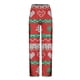 thumbnail image 5 of Puntoco Pantalones de pierna recta con diseño de estampado fino para dormir en casa para hombre Pantalones casuales para hombre, 5 of 5