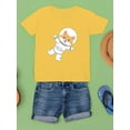thumbnail image 3 of Cute Corgi Astronaut T-Shirt Juniors -Image by Shutterstock,  x-Large, 3 of 4