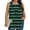 001Army Green, variant on Generic Women Summer Plus Size Tank Tops Pleated Round Neck Sleeveless Shirt Casual Smocked Front Loose Beach Camisole