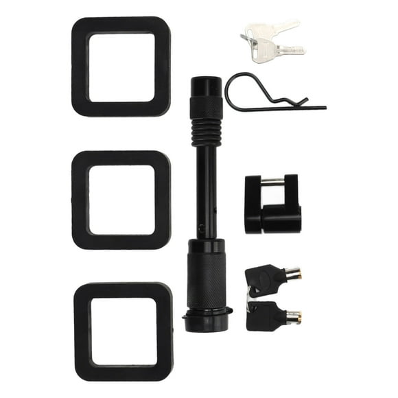 Locking Receiver Hitch Pin, Rust Proof Trailer Hitch Locking Pin Easy Operation Safe With Muffler Pads For Truck