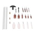thumbnail image 4 of Kit de limpieza universal para armas, 28 piezas, accesorios para cañones de rifle, caja de herramientas, juego de cepillos de aleación de aluminio, 4 of 14