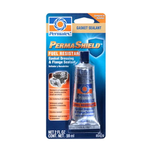 Permatex 85420 Permashield Pansement et Scellant Résistants au Carburant, Tube de 2 oz, Orange