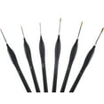 thumbnail image 5 of Small Paint Miniature Brushes Fine Tip 6pc 000 Paintbrushes Set for Model Craft Warhammer Airplane Kits Micro Detail Hobby Painting, 5 of 5