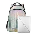 thumbnail image 7 of FORMRS Unisex Backpack Elementary School Travel Bookbag with Reflective Stripes, Green Deer, 7 of 7