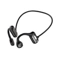 thumbnail image 1 of Auricular de conducción ósea, recargable, compatible con Bluetooth, V5.0, auricular abierto, auricular para entrenamiento, manos libres, negro AweSitey EL004997-01B, 1 of 2