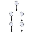 thumbnail image 1 of Transemion 8.5mm Glass Bike Rearview Mirror Mountain Cycling Flexible Handlebar Wide Angle Lightweight Rear Back View Mirror Black 8.5cm 5Set, 1 of 6