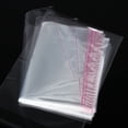 thumbnail image 3 of EeaseMX 100 bolsas de plástico transparente con cierre hermético, resistentes, autoadhesivas, de celofán, de 25 x 40 cm., 3 of 7