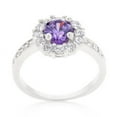 thumbnail image 3 of Lavender Halo Engagement Ring Size 7, 3 of 4