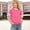 Hot Pink, variant on Toddler Girls Short Sleeve Shirt Letter Print Tunic Tee Tops Pull-On Cute Back To School Clothes Casual Girl Clothes Outifit