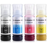 CoYlBod Compatible Sublimation Ink Refilled Ink Bottle Replacement for ET-2720 ET-2760 ET-4750 ET-4760 ET-15000 ET-3710