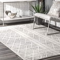 thumbnail image 1 of nuLOOM RZBD40A Sarina Diamonds Area Rug, 8` x 10`, Grey, 1 of 1
