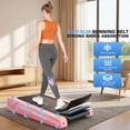 thumbnail image 3 of Simpfree Smallest Walking Pad Treadmill with 5% Incline, 2.5HP Under Desk Mini Treadmill for Home Office, 300lbs Capacity, Installation-Free Compact Design with Smart Remote Control LED Display, 3 of 7