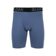 thumbnail image 3 of Gildan Men's Cotton Stretch Long Leg Boxer Briefs, 4-Pack, 8.5" Inseam, Sizes S-2XL, 3 of 6