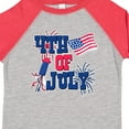 thumbnail image 4 of Inktastic 4th of July with Fireworks American Flag and Rocket Boys or Girls Toddler T-Shirt, 4 of 5