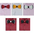 thumbnail image 3 of GFDYREE Boy Polka Dot Adjustable Bow Tie, Pre Bowtie for Kids CLJ01, 3 of 7