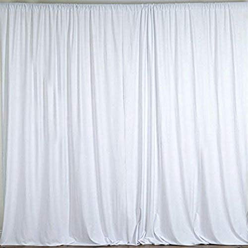 5 x 10 Ft Curtain Polyester Poplin Backdrop Drapes Panels Choose a color 