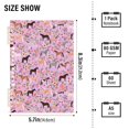 thumbnail image 2 of FORMRS 1-Subject Spiral Notebook 8" x 5" College Ruled 60 Refillable Sheet A5 Hard Cover, 2 Pack, Purple Floral Horses Pattern, 2 of 7