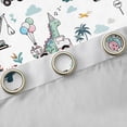 thumbnail image 4 of jejeloiu Kawaii Dinosaur Dino Black Out Curtains,Equipment Vehicle Excavator Crane Curtains Pack of 2 (42x63 Each),Multicolor Dino Balloon Bedroom Curtains For Boys,Luxury Bedroom Decor, 4 of 6